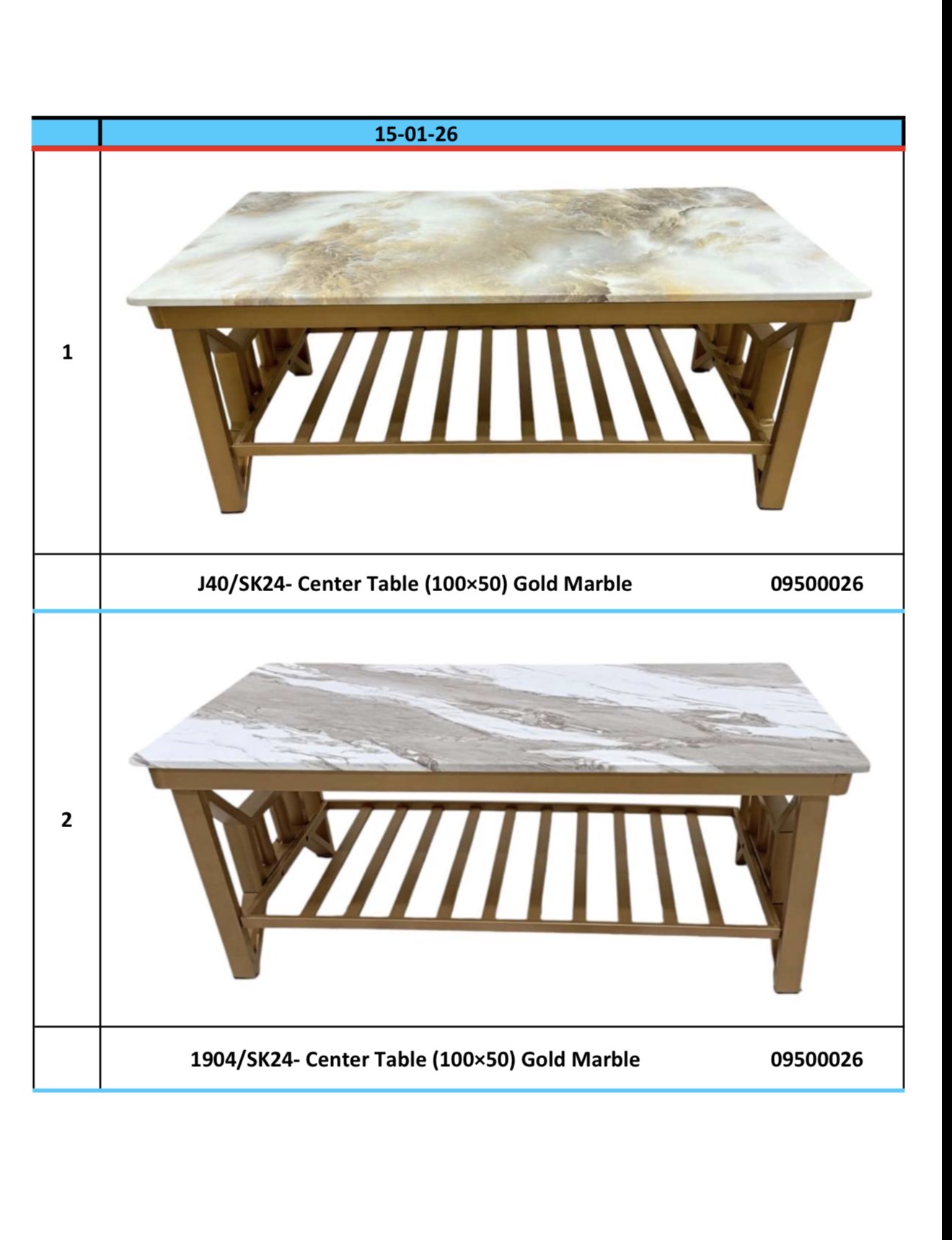 Leaf centre table  - View 4